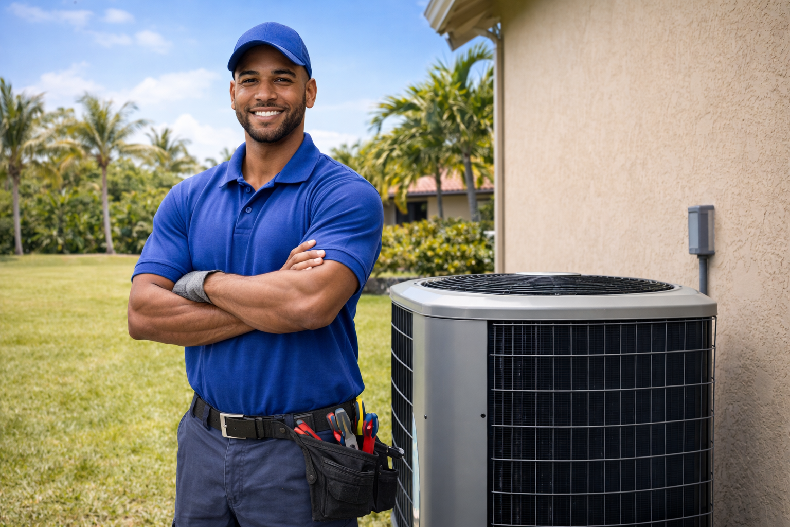 Florida AC Repair Technicians at Work